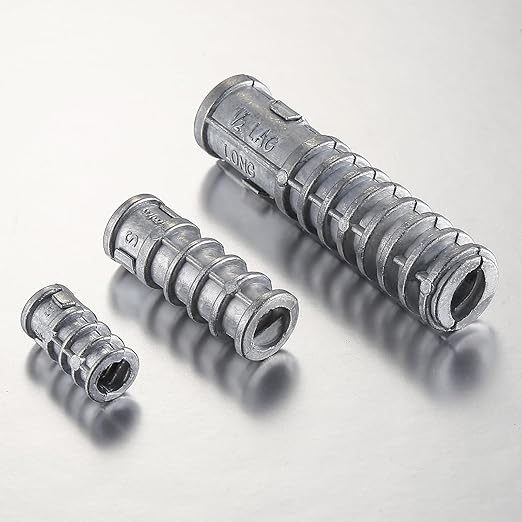 Wensilon 5/8 * 2 Lag Shield Anchor Long Zinc Alloy Bolts Concrete Anchors - Image 5