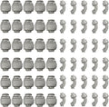 Conduit Connectors, 1 Inch Liquid Tight Connector NPT Non-Metallic by HDHAODA
