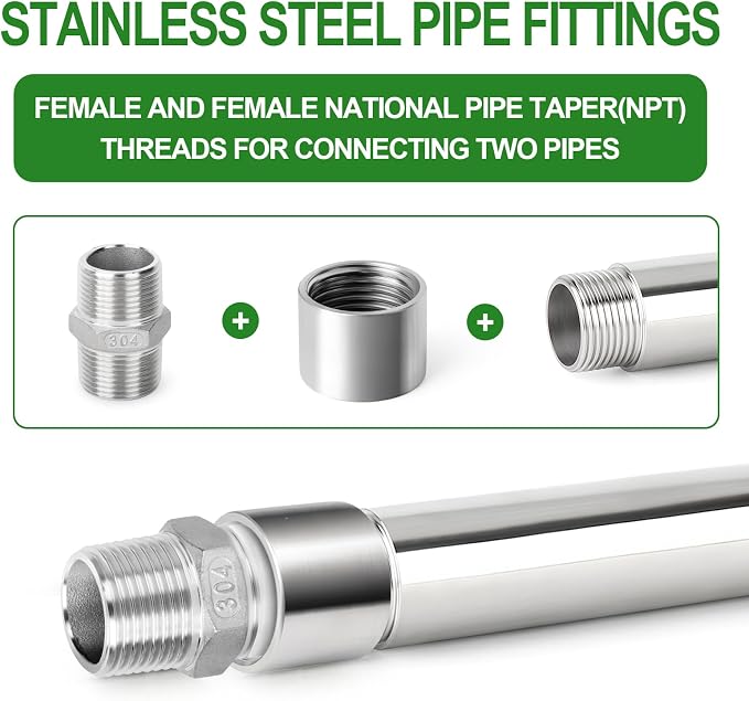 1PCS 304 Stainless Steel Cast Pipe Fitting - Image 6