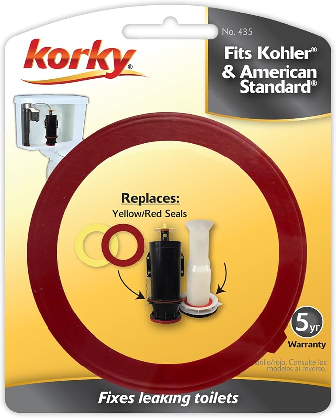 Korky Fits Kohler & American Standard Champion 3 Flush Valve Seal Kit - Image 5