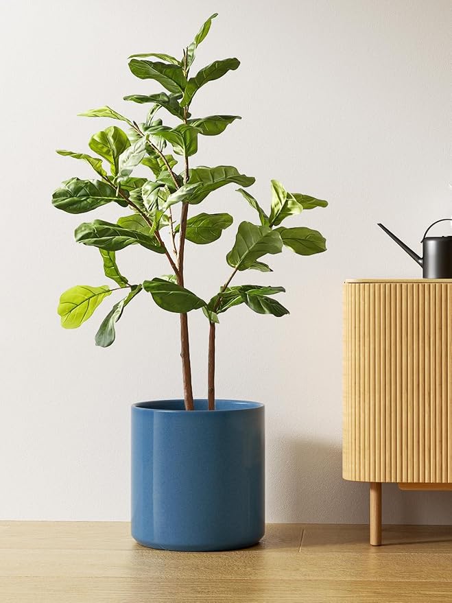 LE TAUCI 12 Inch Pot for Plants, Ceramic Planters for Indoor Plants, - Image 3