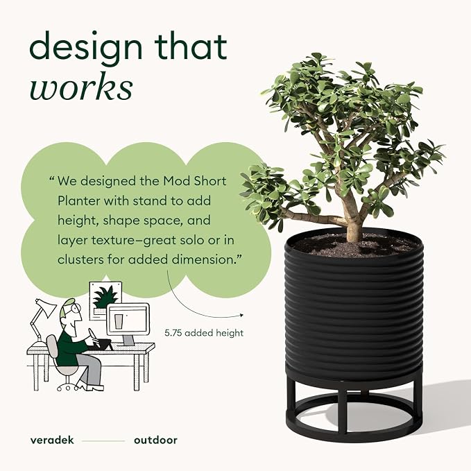 Veradek Mod Series Short Raised Planter - Image 3