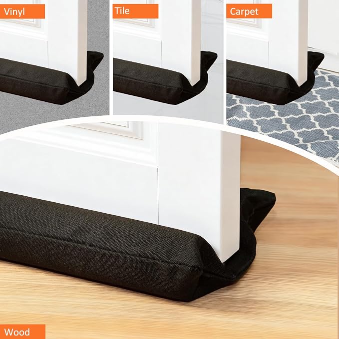 Under Door Draft Stopper 24-30" Adjustable Wind Stopper - Image 7