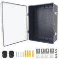 Electrical Junction Box, IP67 Waterproof Outdoor Box ABS Plastic Enclosure by Qukipet
