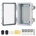 Electrical Junction Box, IP67 Waterproof Outdoor Box ABS Plastic Enclosure by Qukipet