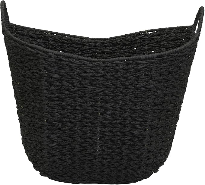 Household Essentials Handwoven Paper Rope Storage Basket - Image 4