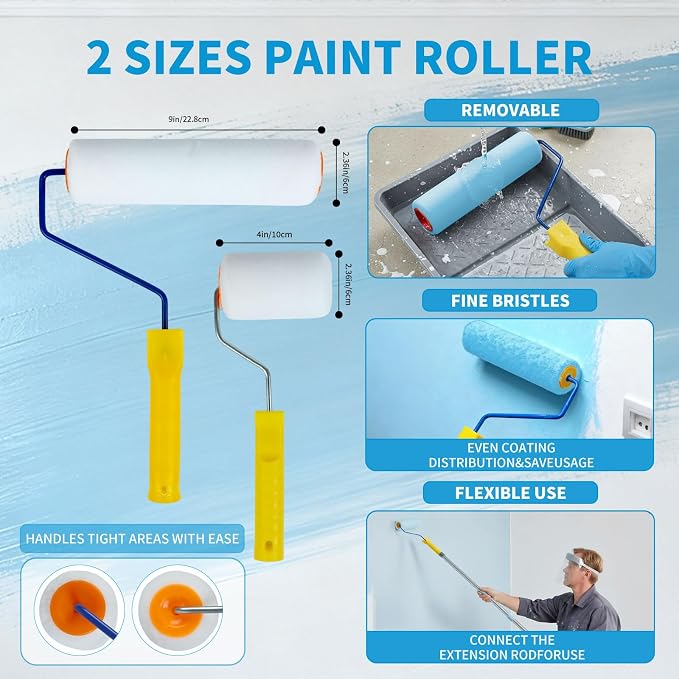 Complete Self Leveling Cement Tool Kit, Professional Epoxy Floor Kit Tools - Image 3