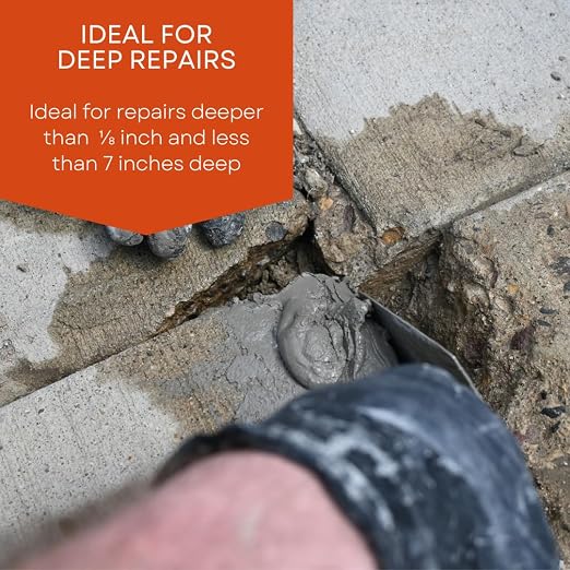 Rapid Patch Moldable Concrete Repair, 3 Pound Bag | Quick Fix Concrete Patch - Image 3