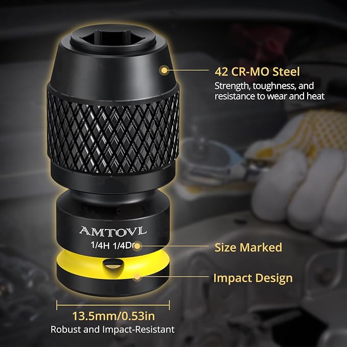 AMTOVL Impact to 1/4 Hex Converter - Image 6