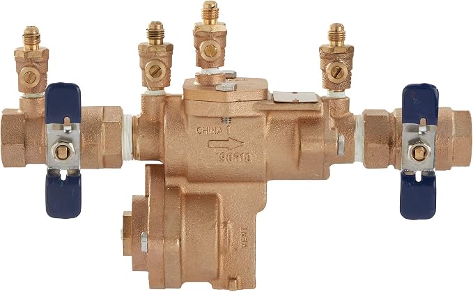 Febco LF860 Lead-Free Bronze RPZ Backflow Preventer Assembly, 1-1/4" NPT by Febco