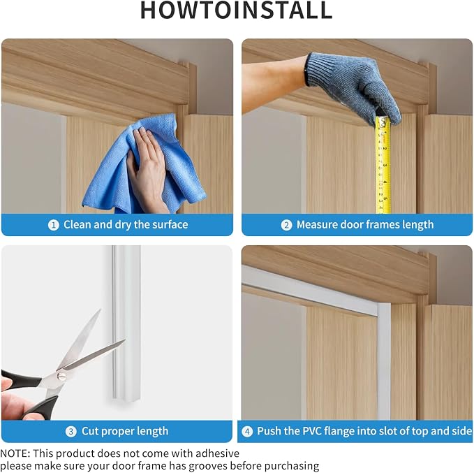 26FT Weather Stripping Door Seal, V-Shaped Q Foam, Door Weather Stripping - Image 6