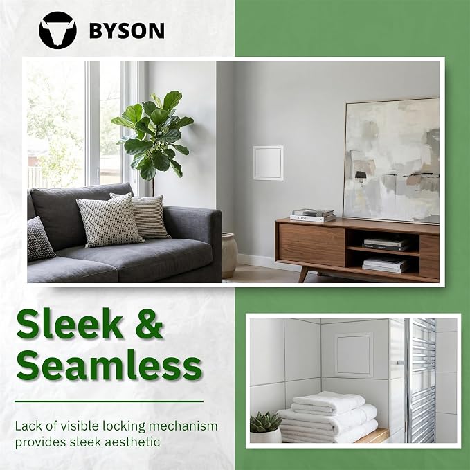 Byson Metal Access Panel – Push-to-Open Access Door – Plumbing Access Panel - Image 5