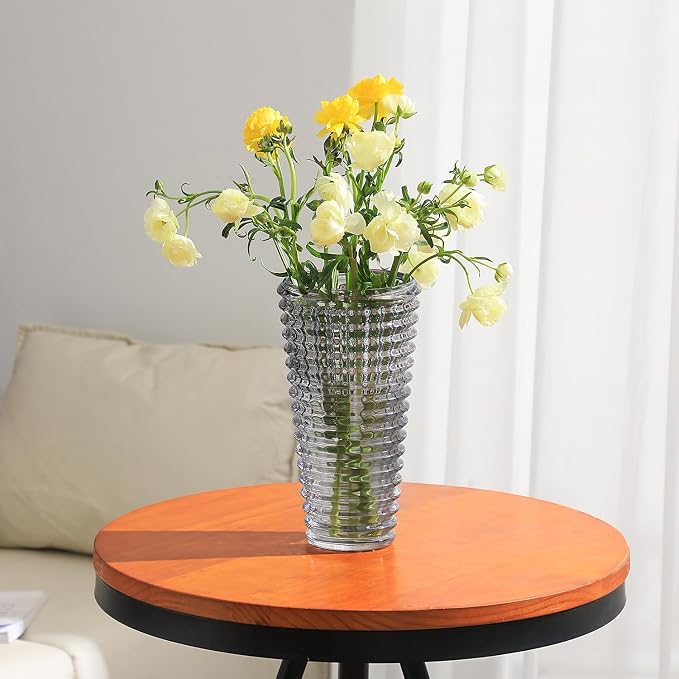 MCMCNCUIU Large Crystal Vase for Flowers, Large Glass Vases, Modern Decorative - Image 6