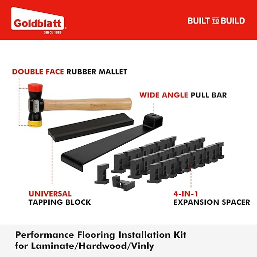 Goldblatt Laminate Flooring Tools, Professional Wood LVP Installation Kit | - Image 2