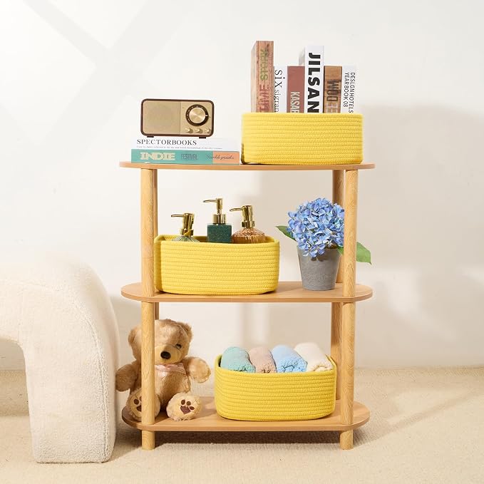 MiniArk Small Storage Baskets for Organizing | Closet Organizer Bins | Shelf - Image 6