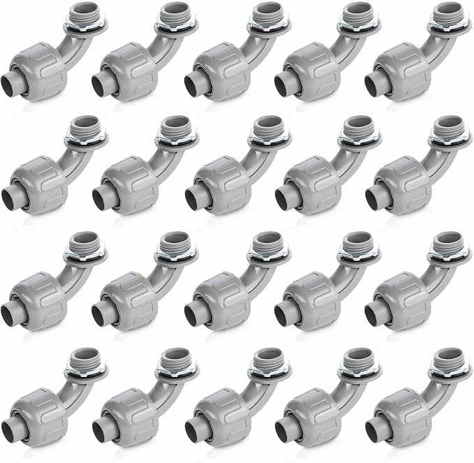 Yariwiz 1/2 Plastic Liquid Tight Conduit 90 Degree Elbow by Yariwiz