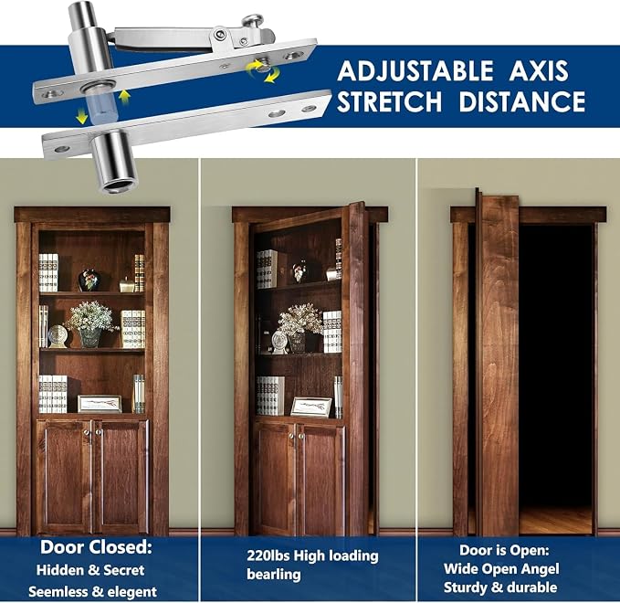 Heavy Duty Pivot Hinge for Wood Door - Image 4