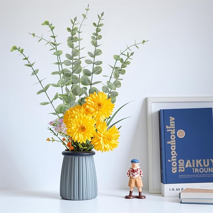 20pcs Eucalyptus Stems Artificial Eucalyptus Leaves Stems Artificial Fake - Image 2