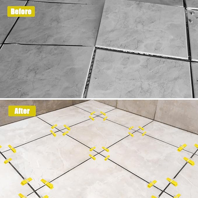 1000Pcs Tile Wedges for 1/8", 1/32" Tile Spacers | Tile Leveling System - Image 5