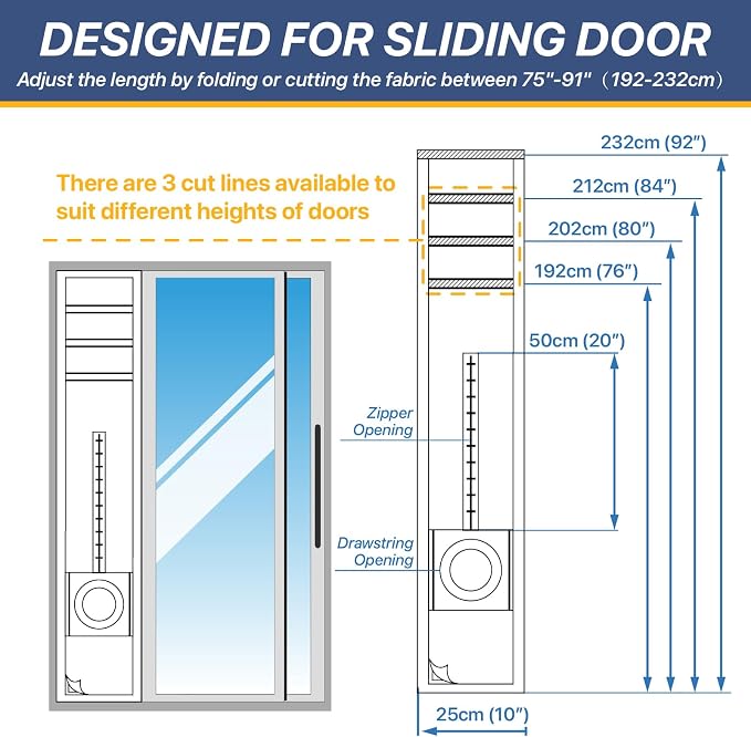 Loviga Universal Sliding Door Seal Kit - Image 4