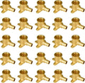 25-Pack 1/2 Inch PEX Drop Ear Elbow | Brass by SUNGATOR