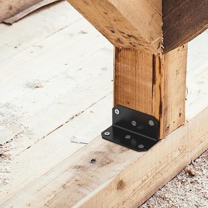 2x4 Galvanized Corner Brace – Heavy Duty L Bracket | Heavy Duty Galvanized Steel - Image 3