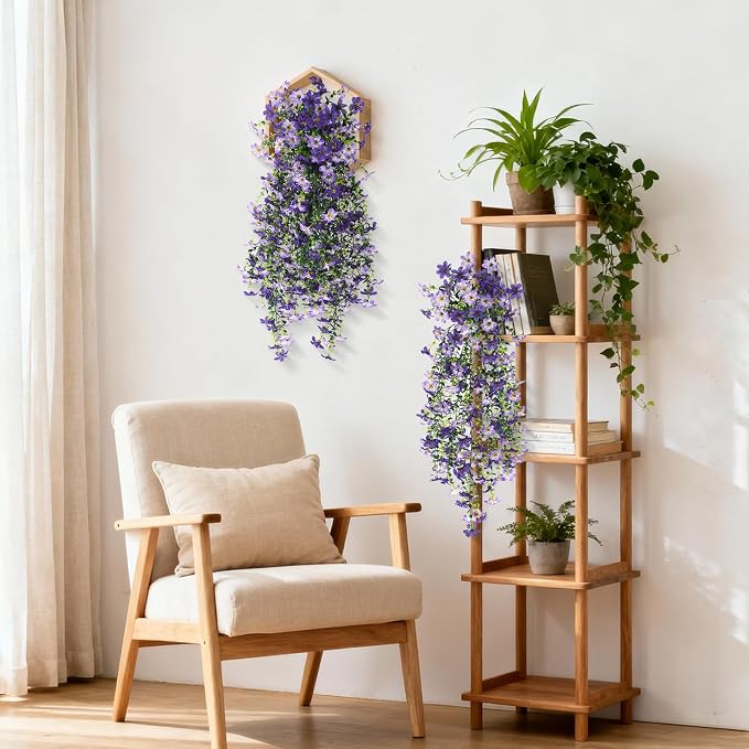 Artificial Fake Hanging Flowers Plants - Image 5