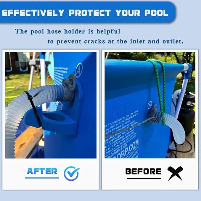 3 Pack Swimming Pool Pipe Support Holders - Image 4