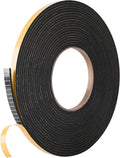 Kikerike Self Adhesive Foam Tape Weatherstrip 1/4In x 1/8In x 26Ft High Density by Kikerike