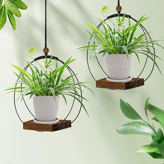 hismocal Hanging Planter for Indoor Plants, Plant Hanger - Image 4