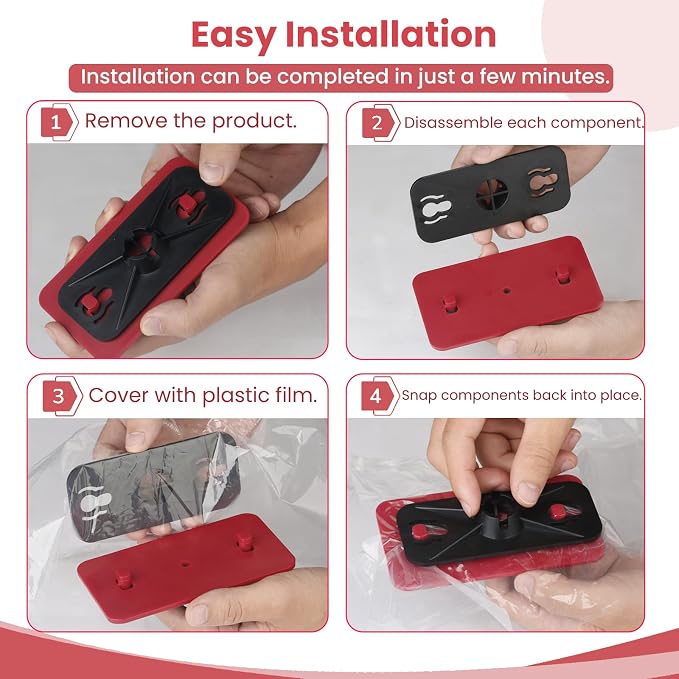2 Dust Proof Barrier Replacement Heads & Top Plates - Image 4