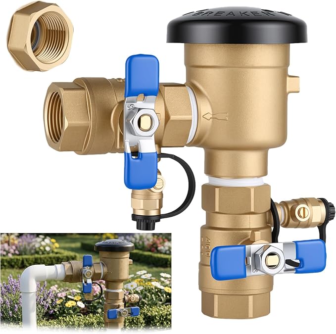3/4" Brass Pressure Vacuum Breaker by Unknown
