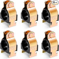 6 Pack Rubber Cushion Strut Clamp, 1-1/4" OD Pipe Strut Clamps by LBGProducts