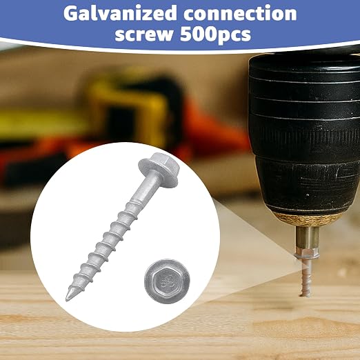 Connector Screws #9 x 1-1/2"Structural Screws/Joist Hanger Screws | - Image 9