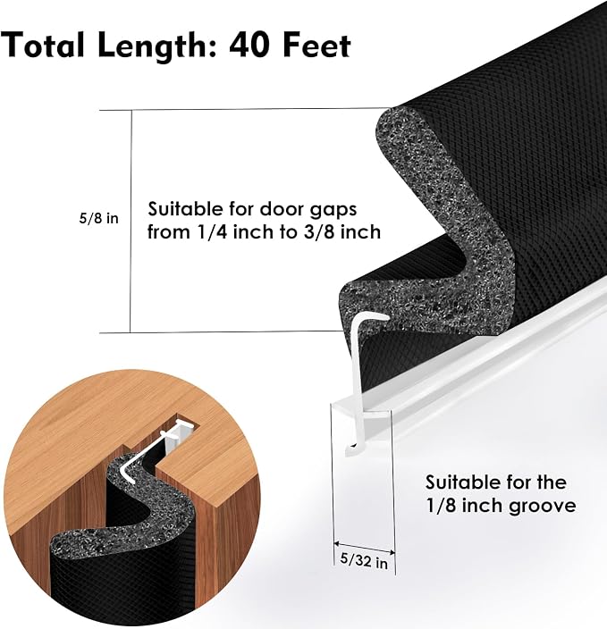 Kerf Weather Stripping Door Seal - Image 5