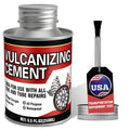 Chemical Vulcanizing Cement, Waterproof Tire Repair Glue 8.5 FL.Oz, Fast Drying by Nozerix
