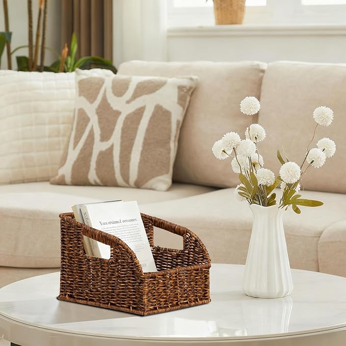 Pantry Organizers, Handwoven Large Wicker Baskets - Image 5