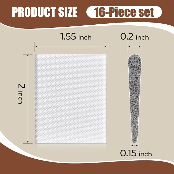Zonon 16 Pieces Door Corner Seal Pads Adhesive Weatherstripping, Weather - Image 2