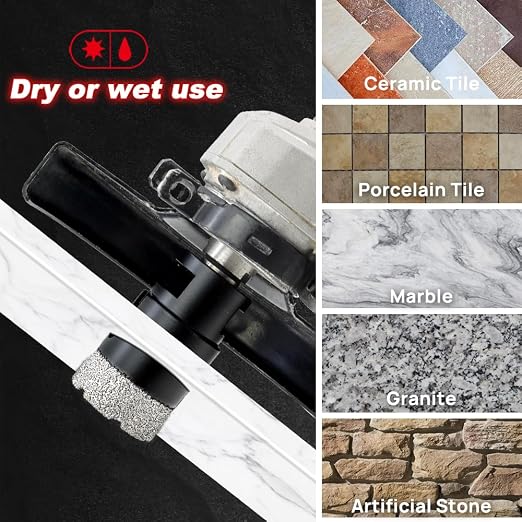 DT-DIATOOL Diamond Core Drill Bits Kit 8pcs/Set - Image 6