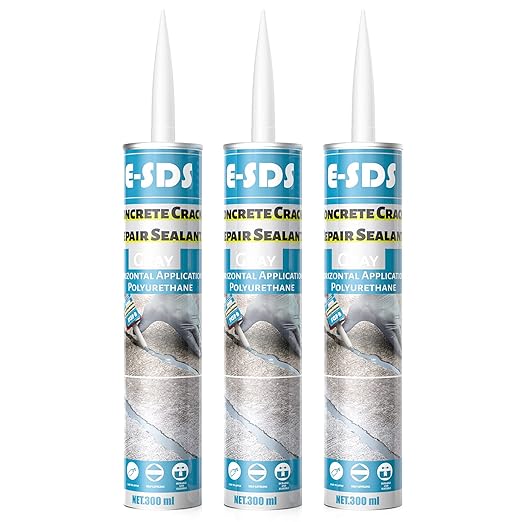 E-SDS Polyurethane Concrete Crack Filler Self-Leveling Cement Repair Seal | by E-SDS