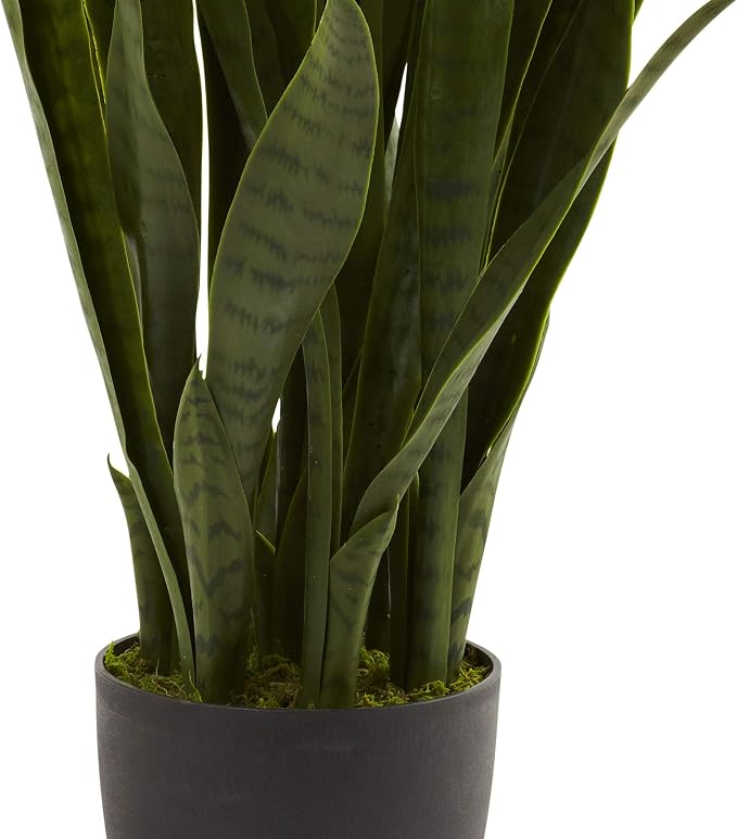 Nearly Natural 35 in Artificial Sansevieria Plant - Image 7