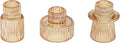 Vixdonos Taper Glass Candlestick Holders Tealight Candle Holders by Vixdonos