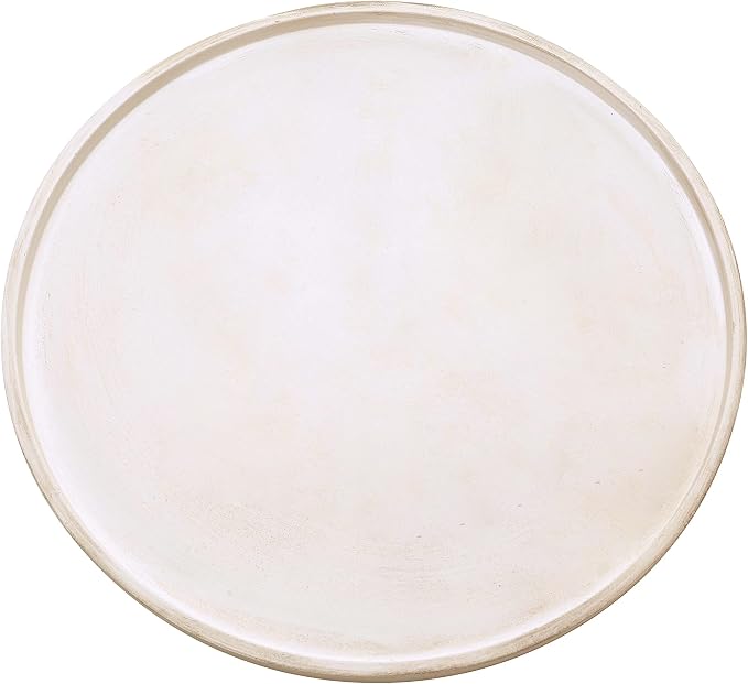 DN DECONATION White Wood Tray, 14.76“ Decorative Tray by DNDECONATION