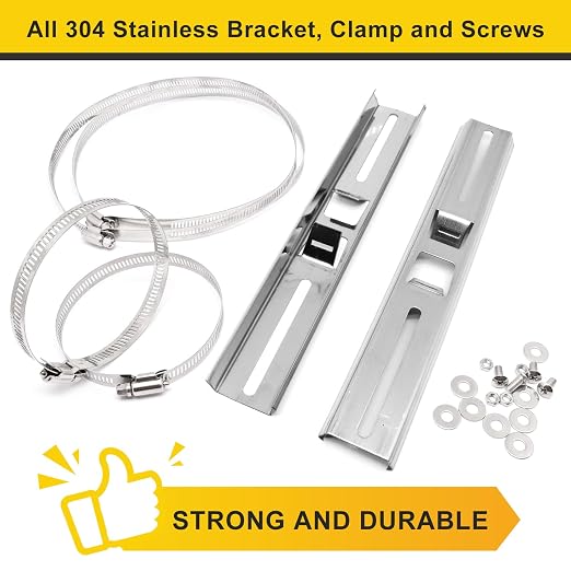 Pole Mounting Kits for Junction Box, Stainless Steel Pole Mount Bracket - Image 5