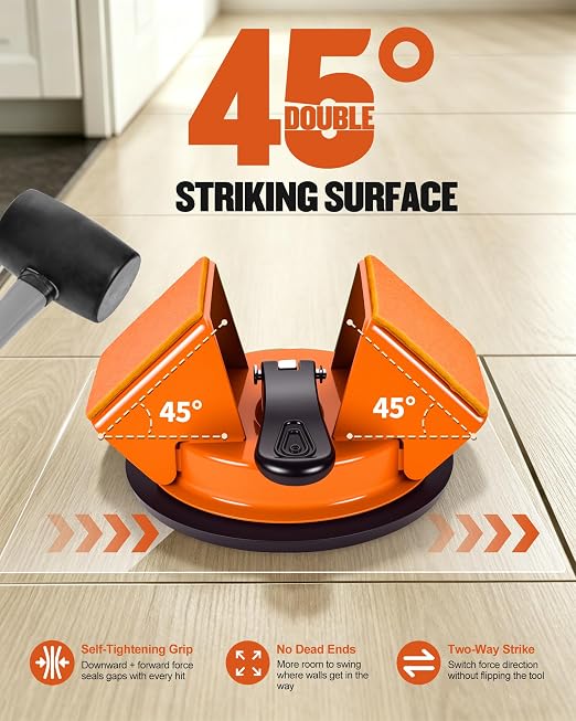 Floor Gap Fixer Tool for Laminate Repair, Floor Suction Cup Tool for Gaps - Image 2