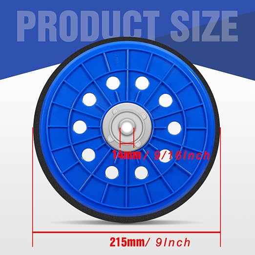 Awutzut Drywall Sander Backing Pad 9 inch 10 Holes - Image 6