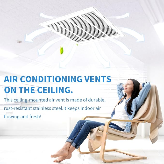 24x24 Return Air Grille, Return Air Vent Cover - Image 6