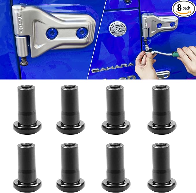Door Hinge Nuts Replacement Screws by Bentolin