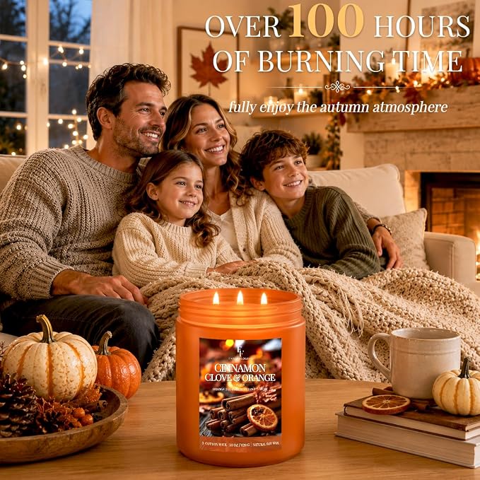 FF FRAGRFLOWING Large Fall Candle - Image 6