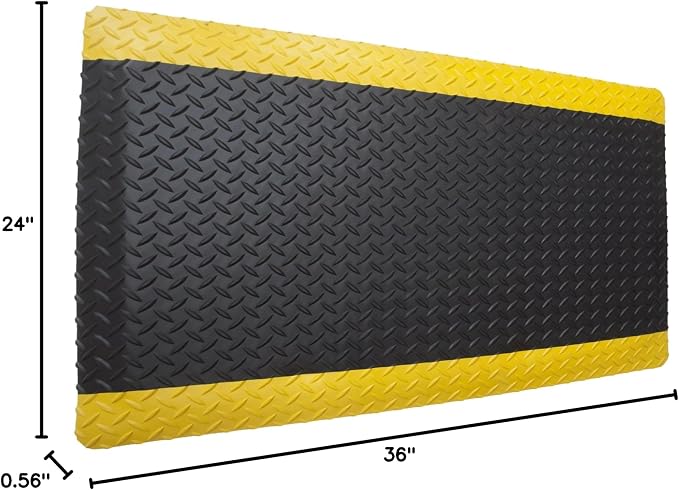 American Classic Diamond Plate Anti-Fatigue Mat – Closed-Cell Polymeric Sponge - Image 10